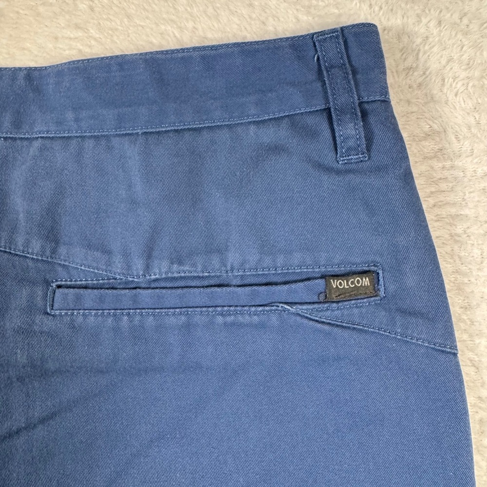 Volcom Vmonty Block Shorts Mens 32 Blue‎ Excellent Colorblock Chino A0931450 - Picture 9 of 10